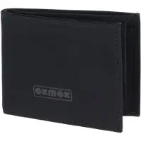 OXMOX Geldbörse New Cryptan RFID Protect Pocketbörse Pure Print Black Black schwarz
