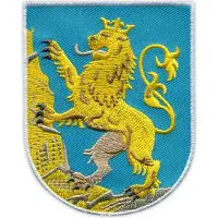 ARDA Patchion Coat of arms of Lviv Oblast - Self-Adhesive Backing - Embroidered Patch/Badge/Emblem