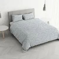 Merkloos Omgoods – Bettwäsche-Set für ein Doppelbett, 100% Baumwolle mit Affenmuster