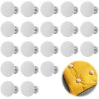 Benza Ibenzoa 20er-Set Fixierclips für Bettbezug, Grau – rutschfeste ABS- & Baumwoll-Clips zur sicheren Befestigung von Bettdecke, Überzug und Bettwäsche