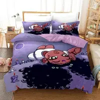 Benza Ibenzoa 3‑teiliges Bettwäscheset für Doppelbett – hochwertige Mikrofaser, mystisches Design, Bettbezug + 2 Kissenbezüge