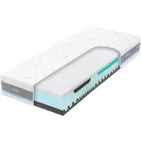 Hilding Anders Alpine Blue Air Matratze 26 cm 120 cm breit 7-Zonen orthopädisch zwei Härtegrade