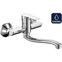 Bruckner BARON Wand-armatur, Wassersparender Perlator 6 l/min, Abstand 150mm, Chrom