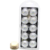 Dripio 10er-Set LED-Lichter, Kunststoff, warmweiß, wasserdicht, 3x3x2,5 cm