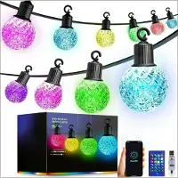 OEM LED-Lichtschnur 18 m, IP65, bunt, 25 RGB-Lampen, App-Steuerung