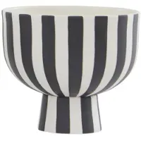 OYOY Living Toppu Schale White/Black - Living Design Living Design, Weiß, Stein