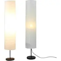 FEELNEEDY Stehlampe 37 Inch japanischer Stil - mit Reispapier Lampenschirm Stofdicht - für Wohnzimmer & Schlafzimmer