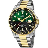 Jaguar Pro Diver Herren Uhr Analog Edelstahl silber gold Luxus D3UJ863/4
