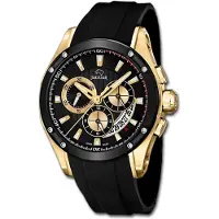 Jaguar Special Edition Herren Uhr Chronograph Armbanduhr Silikon schwarz D3UJ691/2