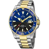 Jaguar Pro Diver Herren Uhr Analog Edelstahl silber gold Luxus D3UJ863/3