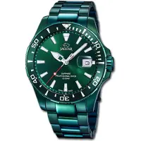 Jaguar Pro Diver Herren Uhr Analog Armbanduhr Edelstahl grün Elegant D3UJ988/1