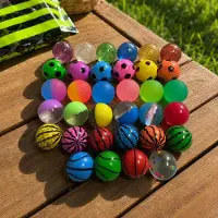 OEM 34 Flummis 32 mm für Kinder – Geburtstag, Adventskalender