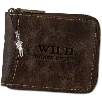 Wild Things Only Leder braun Portemonnaie Herren D3OPJ112N