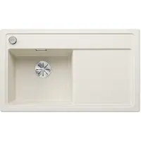 OEM Silgranit-Spüle softweiß 860x510 mm mit Ablauf-Fernbedienung