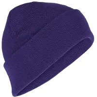 Stoic - MerinoKnit MMXX.Kniva Beanie - Mütze Gr One Size lila/blau
