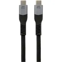 EXSYS EX-K1598-2.0, 2 m, USB C, USB C, USB4 Gen 3x2, 40 Gbit/s, Schwarz, Grau