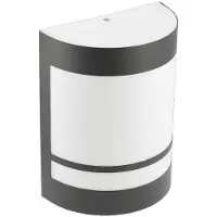 GTV lighting Außenwandleuchte ESO , IP54, schwarz – Fassadenleuchte