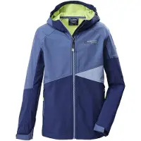 Killtec Softshelljacke KOS 142 (mit Kapuze, winddicht) taubenblau Jungen