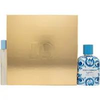 Dolce&Gabbana DOLCE & GABBANA Light Blue Capri In Love Gift Set 100ml EDP + 10ml Light Blue Pour Homme EDT