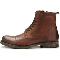 Jack & Jones Russel Leather Cognac 19 Stiefel Braun EU 42 Mann Braun EU 42