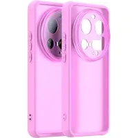 Phonesta Hülle für Xiaomi 15 Ultra - AirFrost Semi-Transparent Back Cover - Kaugummi-Rosa matt