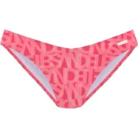 Elbsand Bikini-Hose "Letra", Damen, Gr. 42, N-Gr, orange (koralle), Recycling-Polyamid, bedruckt, Badehosen Bikini-Hose, mit tollem Wording