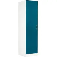 Wiho Küchen Seitenschrank WIHO KÜCHEN "Flexi", blau (front: ozeanblau, korpus: weiß), B:50cm H:200cm T:57cm, Schränke, Seitenschrank