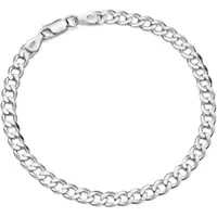 Firetti Armband "Schmuck Geschenk Silber 925 Armschmuck Armkette Panzerkette" Gr. 21, silber (silberfarben), Armbänder, Herren, 21, Silber 925 (Sterlingsilber), Armband, Made in Germany