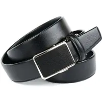 Anthoni Crown Ledergürtel , Herren, Gr. 95, schwarz, Leder, unifarben, Gürtel Ledergürtel, mit einzigartiger Schließtechnik