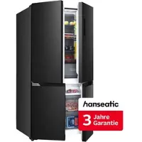 Hanseatic Multi Door "HCSI19090DBI", Energieeffizienz: D, schwarz, B:90,5cm H:190,2cm T:59,7cm, Kühlschränke, inkl. 3 Jahre Herstellergarantie, Multi Door