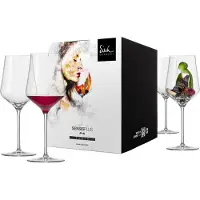 Eisch 4 Rotweingläser 518/2 im Geschenkkarton SKY SENSISPLUS 25185020/ 180072