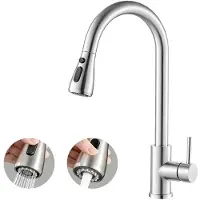 Sonstiges Wasserhahn Küche Ausziehbar 360° Edelstahl, 2 Strahlmodi