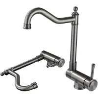 Sonstiges Küchenarmatur Klappbar Retro Grau Edelstahl 304 Vorfenster