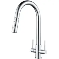 Sonstiges Küchenarmatur Ausziehbar Doppelhebel Chrome 70 cm Auszug