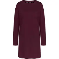 Triumph Nachthemd "Nightdresses Good NDK LSL 08 P", Damen, Gr. 40, N-Gr, Langarm, Jersey, rot (claret), Jersey, Obermaterial: 100% Baumwolle, Kleider Nachthemd, weich und atmungsaktiv