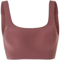 Sloggi Bustier "ZERO Feel 2.0", Damen, Gr. XS, N-Gr, lila (merlot), Single Jersey, Obermaterial: 76% Polyamid, 24% Elasthan, BHs Bustier, mit herausnehmbaren Pads, leichter Halt, Mikrofaser