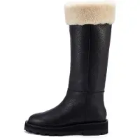 Australia Luxe Collective Damen Winterstiefel TITAN Schwarz Glattleder Größe: 39