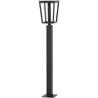 LUCANDE LED-Wegeleuchte Lynx, 95,5 cm, schwarz, IP65