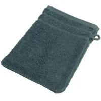 WEWO-FASHION Waschhandschuh "9518W", blau (petrol), B:16cm L:21cm, Frottee, Waschlappen, Waschhandschuh, saugstark