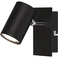 Briloner Wandleuchte, Wandlampe schwenkbar, Deckenspot GU10 Fassung, max. 40 Watt, Deckenlampe, Deckenleuchte 120x80x123mm (LxBxH), schwarz