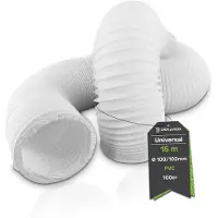 Merkloos Flexibler PVC-Ablaufschlauch, 15 Meter