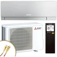 Mitsubishi Split Klimaanlage Set | MUZ/MSZ-EF25VGK2S | 2,5 kW | Quick-Connect