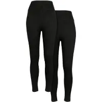 Urban Classics - Leggings 2er-Pack für Damen TN323 (S) (Schwarz)
