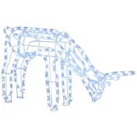 Syfax LED-Silhouette Rentier Kaltweiß 73x31x45 cm