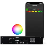 Dripio LED-Controller LD6, Zigbee/Bluetooth, 12/24V, RGBW, bis 6 Lampen