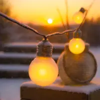 Esotec Solar Glühbirnen Lichterkette Outdoor LED Gartenbeleuchtung außen 103526