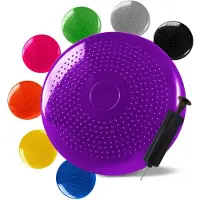 Merkloos Aufblasbare Balance-Kissen – PVC – Für Yoga und Fitness – 34 cm