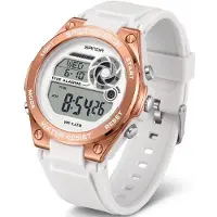 SANDA KB-41963 Digitaluhr für Damen und Herren, Weiß KP41963