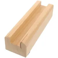 Merkloos Moderner Spiegelhalter für den Boden, aus robustem Holz