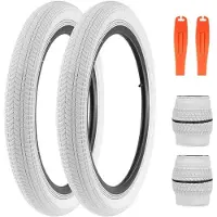 Merkloos Solidchoice – Set aus 2 faltbaren Fahrradreifen, 20 Zoll, für BMX und Mountainbikes